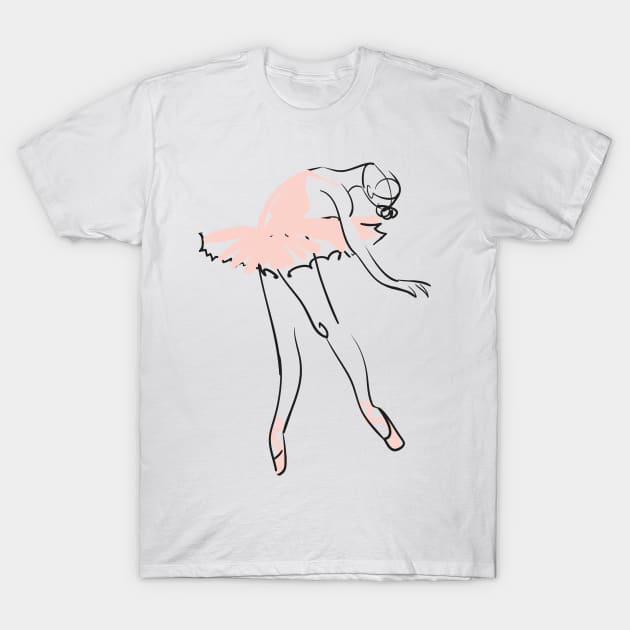 Ballet Beauty T-Shirt by GeneralDesignStudio